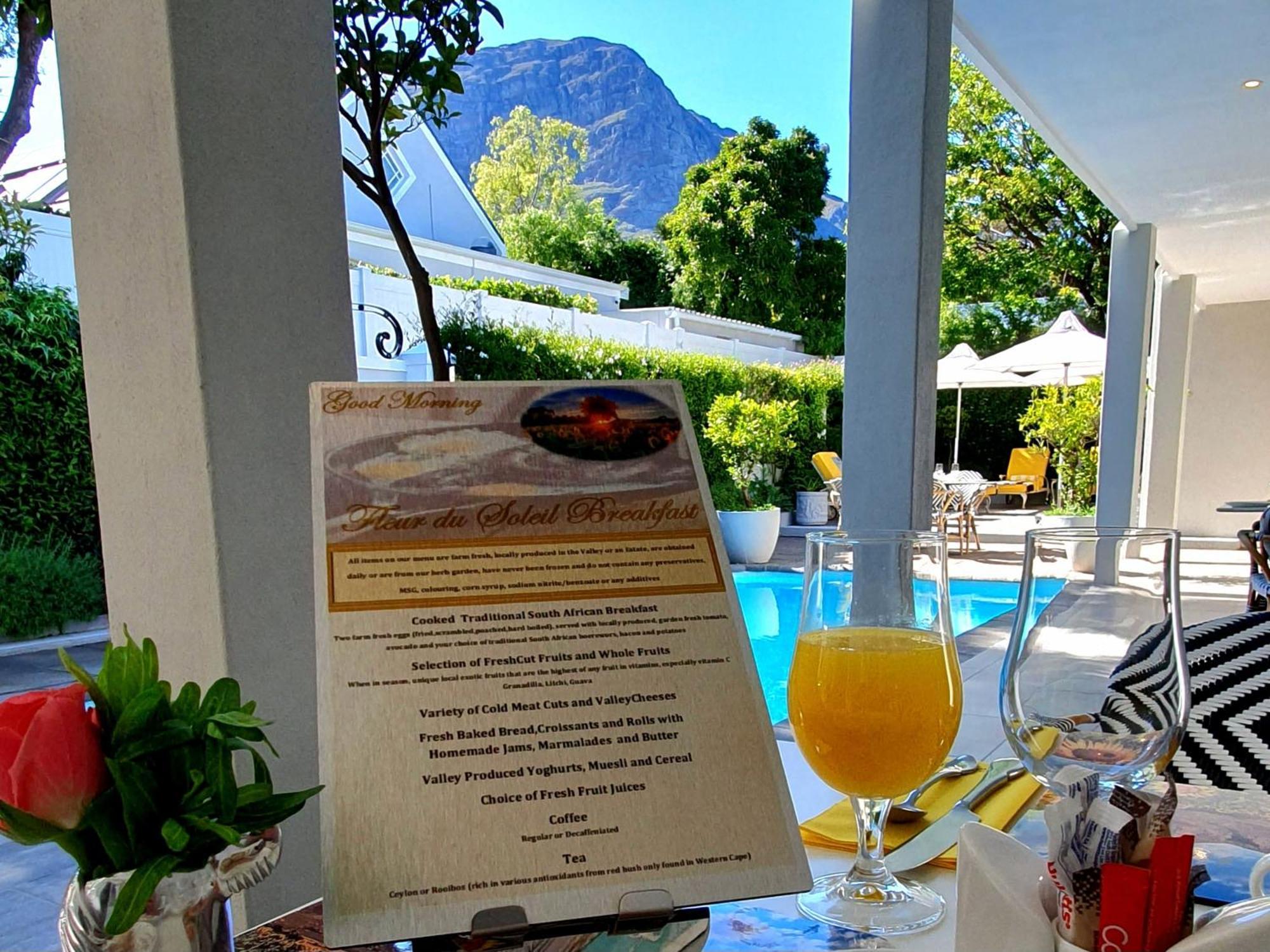 Fleur Du Soleil Luxury Guesthouse Franschhoek Exterior foto
